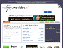 Tablet Screenshot of les-grossistes.ch